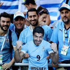 Uruguai entra no top 16 da Copa do Mundo